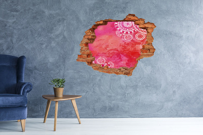 Samoprzylepna dziura ścienna 3D Kolorowa dziura w ścianie