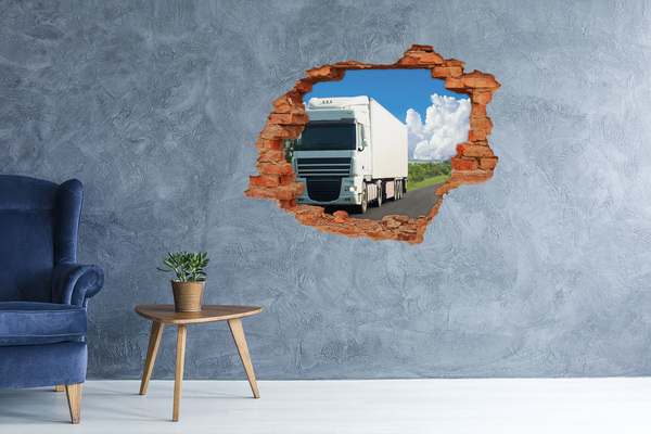 Grote 3D muursticker gat in de muur Appelboomgaard