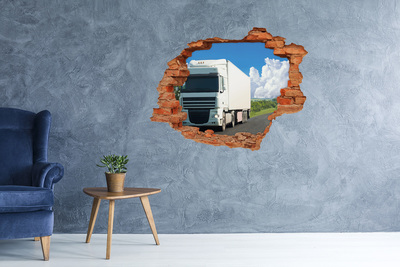 Grote 3D muursticker gat in de muur Appelboomgaard