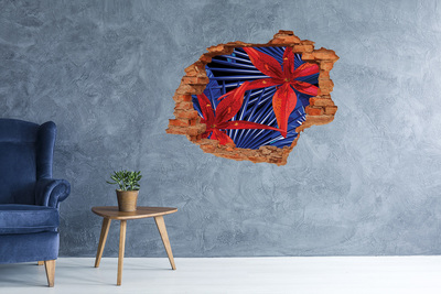 Fototapeta dziura na ścianę Kwiatowy wybuch kolorów