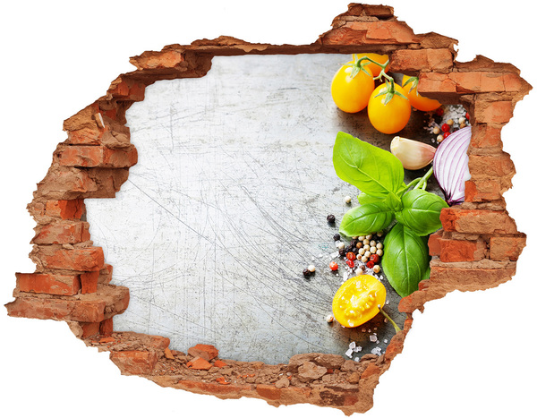 Naklejka 3D dziura samoprzylepna Kuchenne inspiracje zza ściany