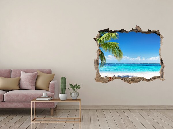 ikea stickers Tropisch strand met palmbomen