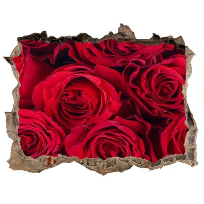 ikea stickers Rozen in een ingestorte muur