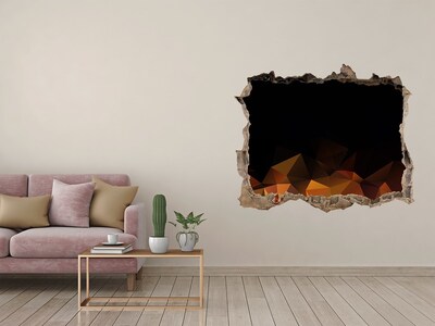 deur sticker Het binnenste van de vulkaan