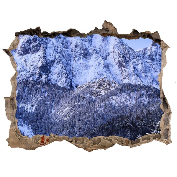 ikea stickers Berglandschap in winterse tinten