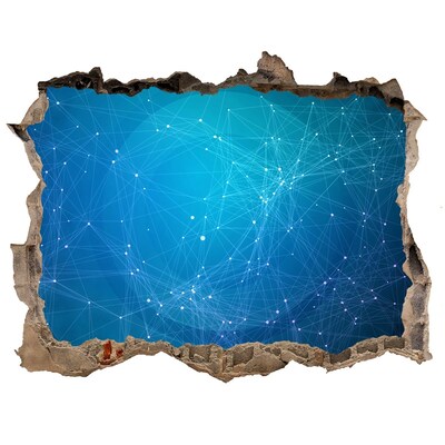 deur sticker Kosmisch portaal in de muur