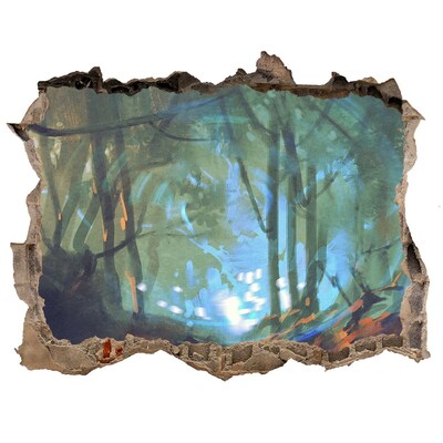 ikea duktig stickers Mysterieus bos in het maanlicht