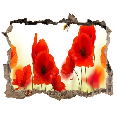 ikea stickers Bloemenparadijs met een bij