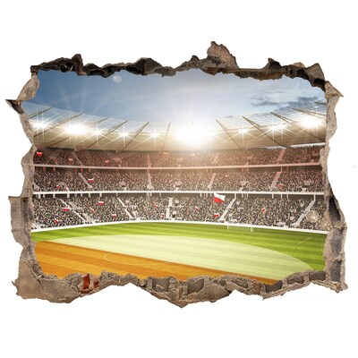 deur sticker Het stadion in actie.