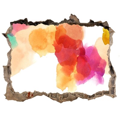 ikea kura stickers Kleurrijk gat in de muur