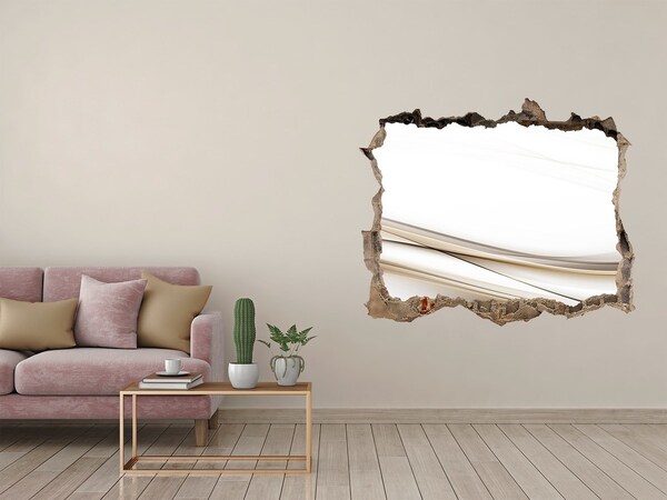 Dziura 3d fototapeta naklejka Iluzja otwartej przestrzeni