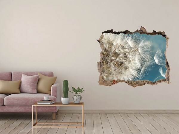 Samoprzylepna naklejka na ścianę Dmuchawce na tle nieba