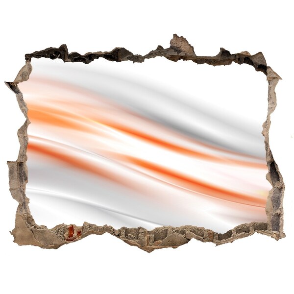 Zelfklevende muursticker 3D gat Futuristisch landschap