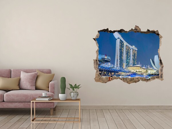 naklejka fototapeta 3D na ścianę Nowoczesna architektura Singapuru