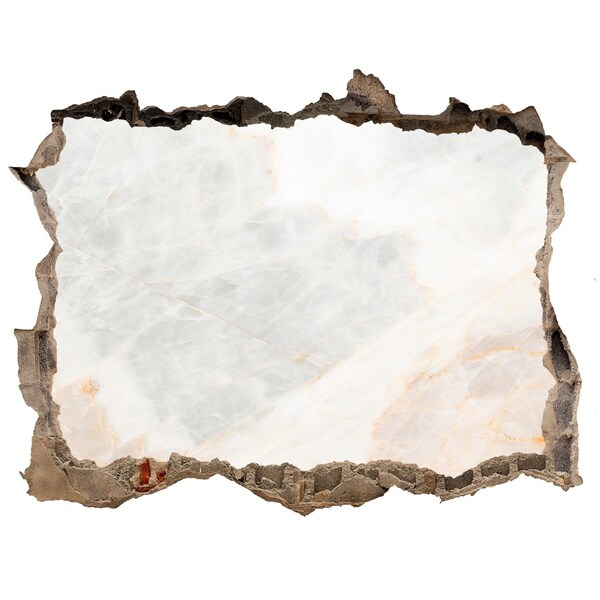 Wandsticker 3D gat met uitzicht Steengat in de muur