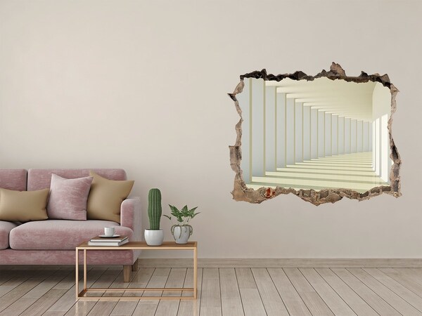 Zelfklevende 3D wandsticker illusie De illusie van oneindige ruimte