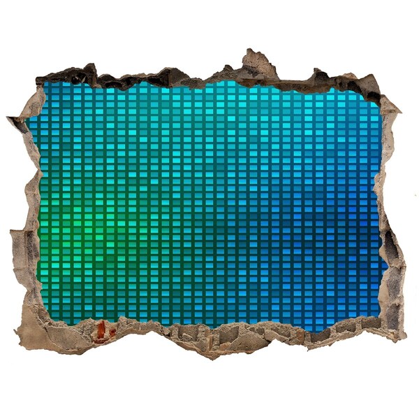 Wandsticker 3D doorkijk De onderwaterwereld van geluiden