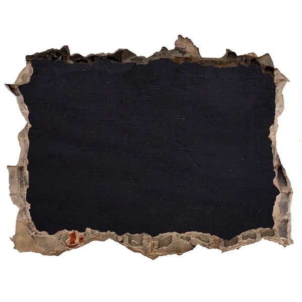 Zelfklevende muursticker 3D gat Zwart gat in de muur