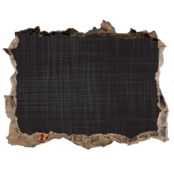 Dziura 3d fototapeta na ścianę Zniszczona ściana z widokiem na ciemność