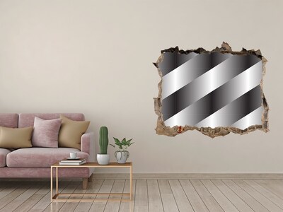 Zelfklevende 3D wandsticker illusie Gebroken muur-illusie