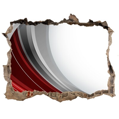 Dziura 3d fototapeta na ścianę naklejka Zniszczona ściana z efektem głębi