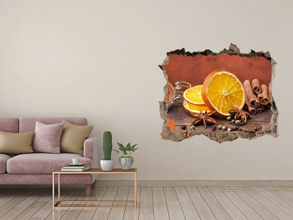 Naklejka 3D dziura na ścianę Kuchenne aromaty