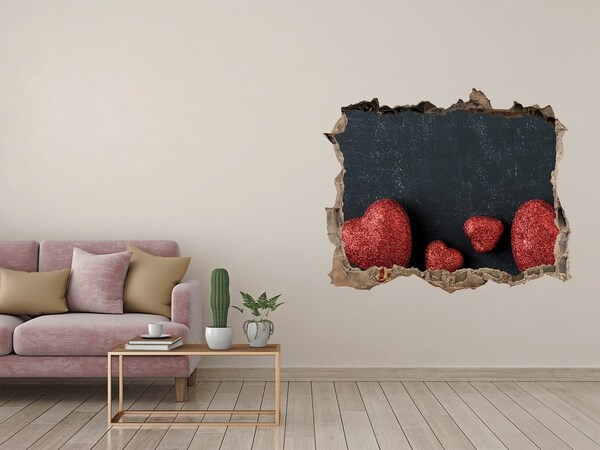 Fototapeta dziura na ścianę Serce w ruinach