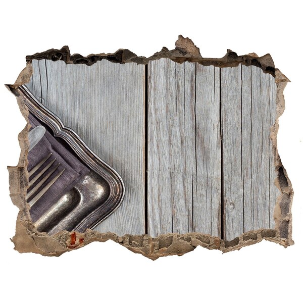 Samoprzylepna naklejka Urokliwa jadalnia w rustykalnym stylu