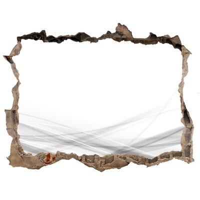 Dziura 3d fototapeta na ścianę Zniszczona ściana z widokiem na przestrzeń