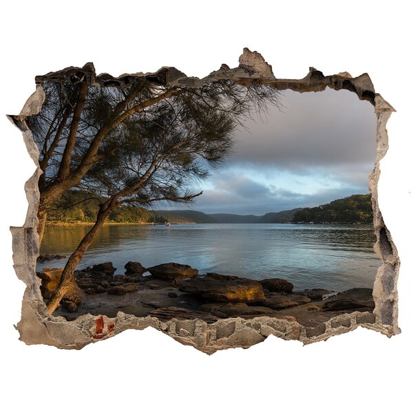 naklejka fototapeta 3D widok Spokój nad wodą