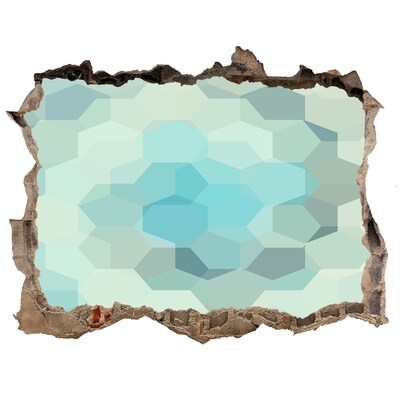 Fototapeta dziura na ścianę Wodne refleksy w betonie