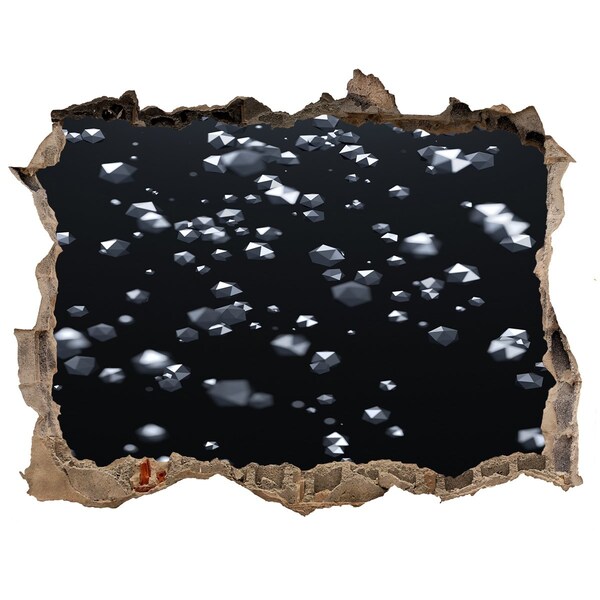 Samoprzylepna dziura na ścianę Kosmiczna głębia