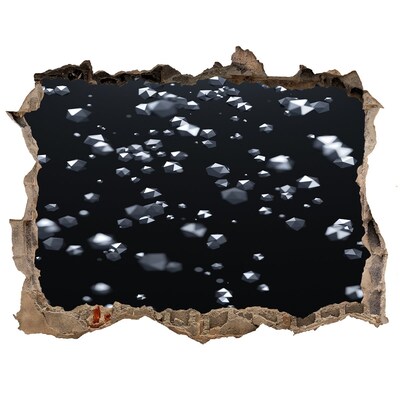 Samoprzylepna dziura na ścianę Kosmiczna głębia