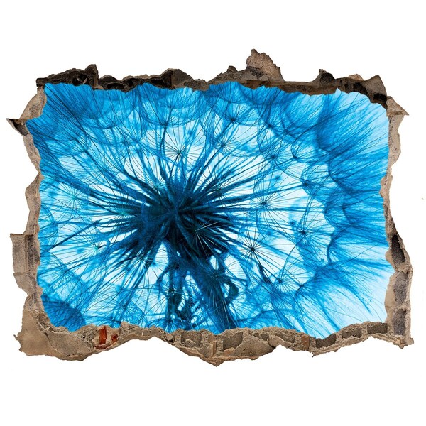 Samoprzylepna dziura naklejka Podwodny świat w niebieskich tonach