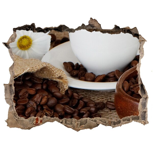 Samoprzylepna naklejka beton Kawa w domowym zaciszu