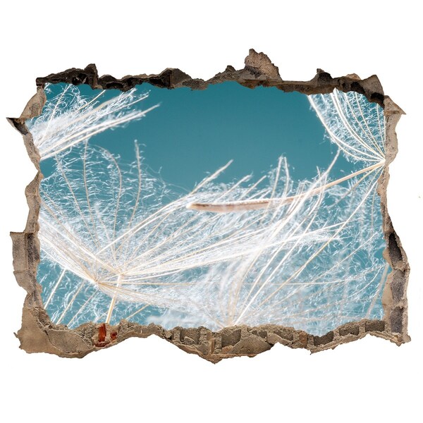 Samoprzylepna dziura naklejka Kwiatowe marzenia za ścianą