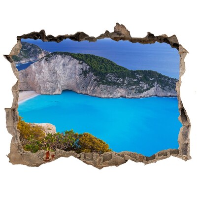 naklejka fototapeta 3D widok Zatoka Zakynthos
