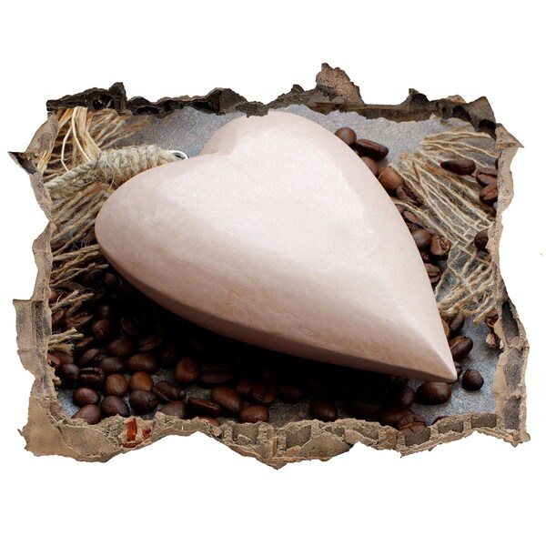 Samoprzylepna naklejka beton Kawowa oaza w ruinach