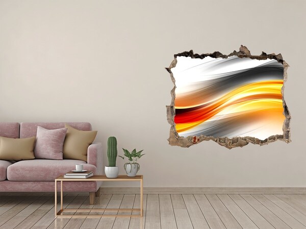 naklejka fototapeta 3D widok Przełom kolorów w betonie