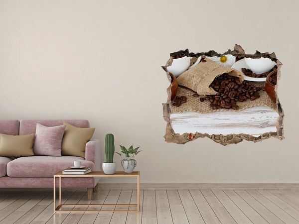 naklejka fototapeta 3D na ścianę Kawa w naturalnym otoczeniu