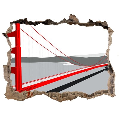 Fototapeta dziura na ścianę Most Golden Gate w Kalifornii