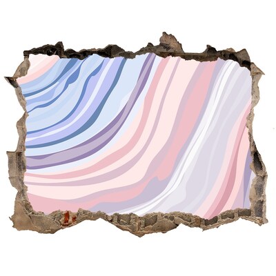 Fototapeta dziura na ścianę Kolorowa dziura w ścianie