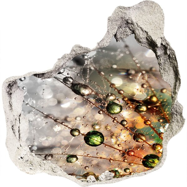 Samoprzylepna naklejka na ścianę Kryształowa struktura w świetle