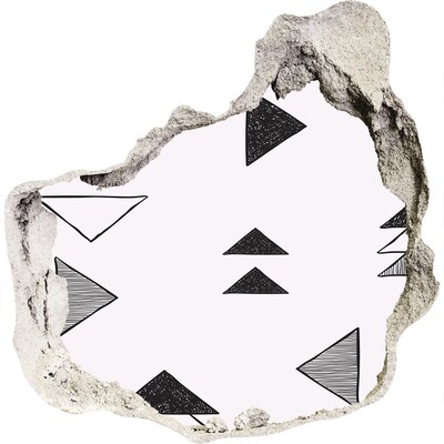 Fototapeta dziura na ścianę Geometryczne Wzory na Ścianie