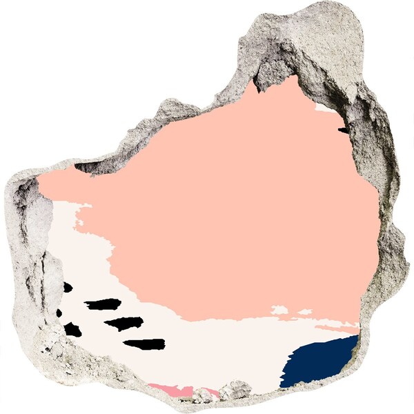 Fototapeta dziura na ścianę Zniszczona ściana z widokiem na plażę