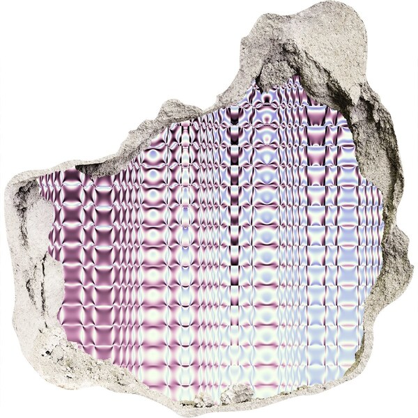 Dziura 3d foto tapeta naklejka Odbicie w dziurze