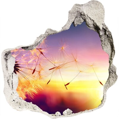 Fototapeta naklejka na ścianę Kwiatowe marzenia przy zachodzie słońca