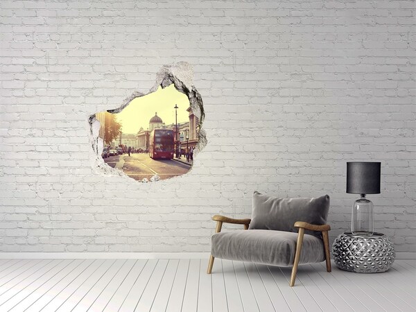 Fototapeta dziura na ścianę Ulica Londynu o poranku