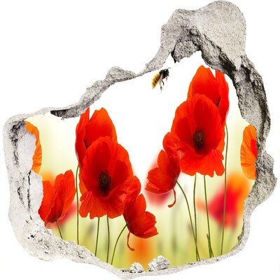 Fototapeta naklejka na ścianę Kwiatowy raj z pszczołą