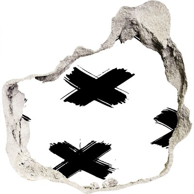 Fototapeta dziura na ścianę Stylowa dziura w ścianie